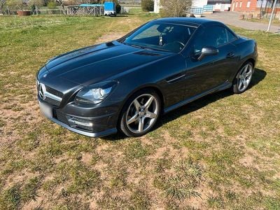 Usata Mercedes SLK200 135 CV (99 kW) 2013 Grigio Cabrio