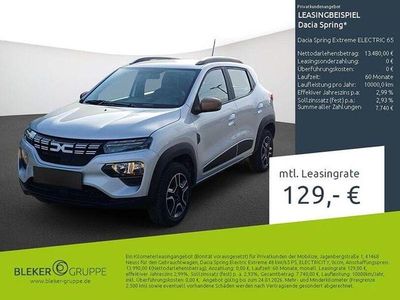 Gebraucht Dacia Spring Extreme 47 kW (65 PS) 2023 Diamantsilbergrau Kleinwagen