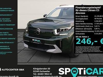 Neu Citroën C3 Aircross 101 PS (74 kW) 2026 Montana grün SUV