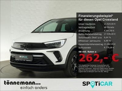 Jade weiß Gebraucht 2024 Opel Crossland Elegance SUV | 21.924 € (Fairer Preis)