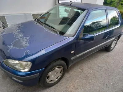 Gebraucht Peugeot 106 60 PS (44 kW) 1999 Blau Kleinwagen