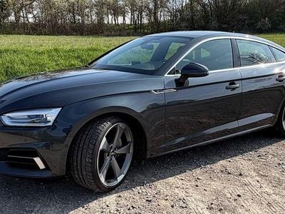 Second-hand Audi A5 Sportback S-Line 252 CP (185 kW) 2018 Gri Hatchback