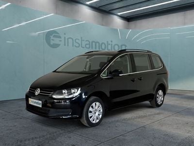 Gebraucht VW Sharan Comfortline 150 PS (110 kW) 2019 Schwarz Van / Kleinbus