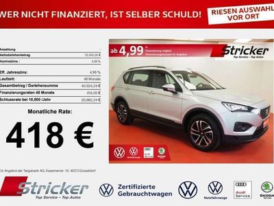 gebraucht Seat Tarraco Tarraco 2.0TDI DSG 442,-ohne Anzahlung 7-Sitzer AHK2.0TDI DSG 442,-ohne Anzahlung 7-Sitzer AHK