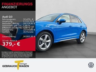 Gebraucht Audi Q3 S-Line 150 PS (110 kW) 2023 Blau SUV