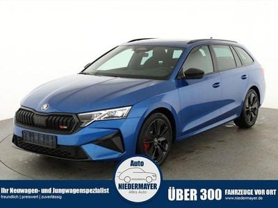 Neu Skoda Octavia RS 265 PS (194 kW) 2026 Race blau metallic Kombi