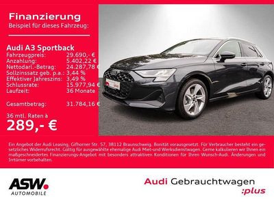 Gebraucht Audi A3 Advanced Plus 116 PS (85 kW) 2025 Grau Limousine