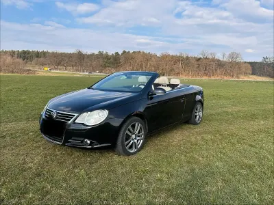 Usata VW Eos 200 CV (147 kW) 2007 Nero Cabrio