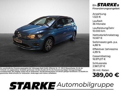 Gebraucht VW Golf Sportsvan Allstar 150 PS (110 kW) 2017 Blau Van / Kleinbus
