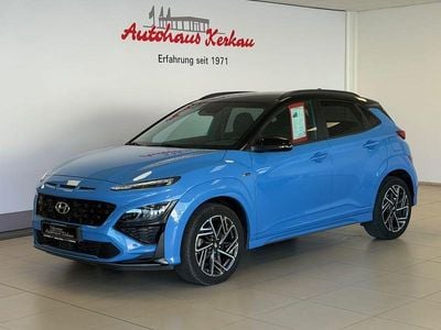 Gebraucht Hyundai Kona N Line 120 PS (88 kW) 2022 Surfy blue metallic SUV
