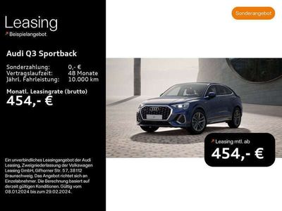gebraucht Audi Q3 Sportback 45 TFSI qu. S line AHK*Pano*Kamera*