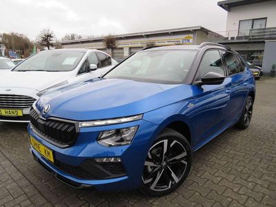 Neu Skoda Kamiq Monte Carlo 150 PS (110 kW) 2025 Race blau / schwarz SUV