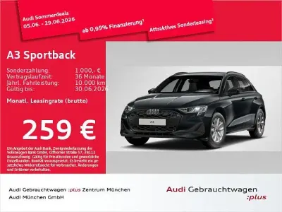 Gebraucht Audi A3 Ambiente 150 PS (110 kW) 2025 Manhattangrau metallic Limousine