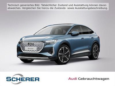 Geysirblau metallic Gebraucht 2021 Audi Q4 Sportback e-tron S-Line SUV | 36.480 € (Fairer Preis)