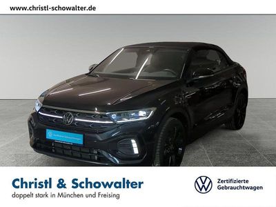 Gebraucht VW T-Roc Cabriolet R-line 150 PS (110 kW) 2024 Deep black perleffekt Cabrio