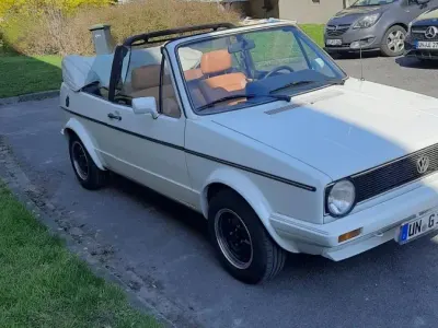 Gebraucht VW Golf Cabriolet 70 PS (51 kW) 1983 Weiß Cabrio