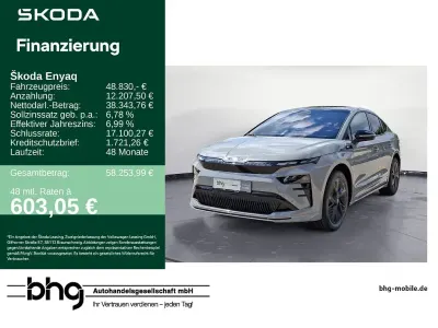 Gebraucht Skoda Enyaq iV RS 250 kW (340 PS) 2025 Grau SUV