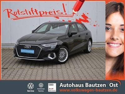 Schwarz (mythosschwarz metallic) Gebraucht 2020 Audi A3 Advanced Limousine | 23.860 € (Etwas zu teuer)