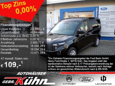 Neu Ford Transit Trend 101 PS (74 kW) 2025 Schwarz Van / Kleinbus