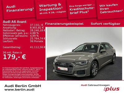 Chronosgrau metallic Gebraucht 2023 Audi A6 Design Kombi | 37.150 € (Guter Preis)