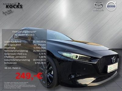 Schwarz Gebraucht 2020 Mazda 3 | 20.650 € (Fairer Preis)
