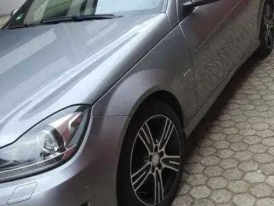 Brugt Mercedes C220 AMG 170 HK (125 kW) 2014 Sølv Coupe