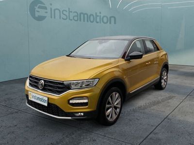 Second-hand VW T-Roc Style 150 CP (110 kW) 2019 Galben SUV