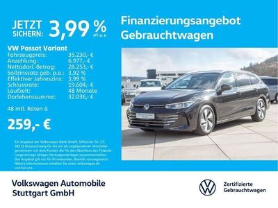 Gebraucht VW Passat Elegance 150 PS (110 kW) 2024 Grenadillschwarz metallic Kombi