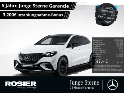 Gebraucht Mercedes EQE AMG 43 Premium Plus 350 kW (476 PS) 2023 Weiss / polarweiß SUV