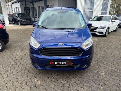 Gebraucht Ford Tourneo Courier Trend 101 PS (74 kW) 2015 Blau Van / Kleinbus