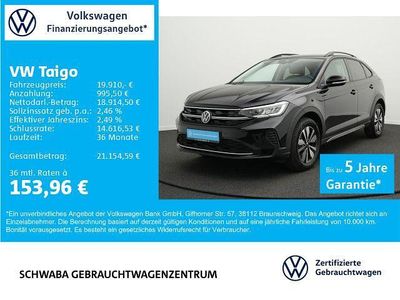 Schwarz Gebraucht 2025 VW Taigo Goal SUV | 19.910 € (Guter Preis)
