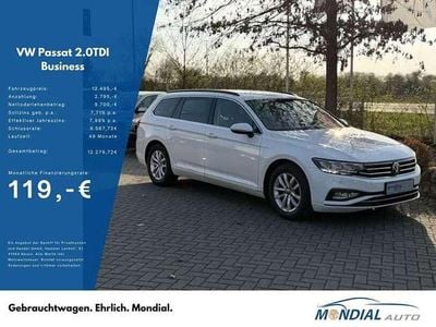 Gebraucht VW Passat Business 122 PS (89 kW) 2021 Pure white Kombi