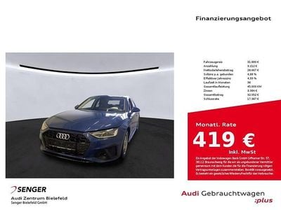 Second-hand Audi A4 S-Line 150 CP (110 kW) 2023 Albastru Berlinǎ