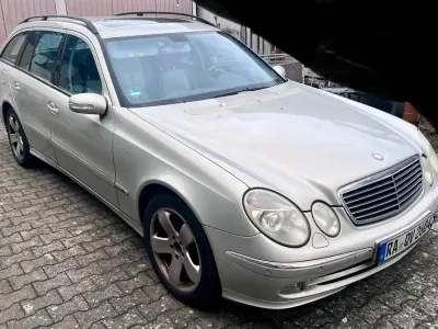 Brugt Mercedes E500 255 HK (187 kW) 2004 Sølv Stationcar
