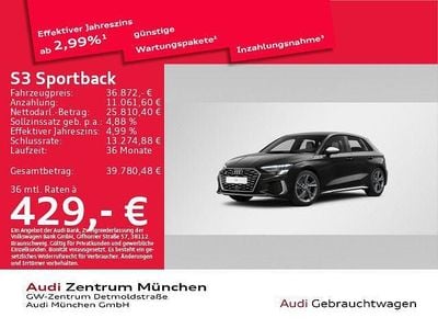 Second-hand Audi S3 Sport 310 CP (228 kW) 2024 Negru Berlinǎ