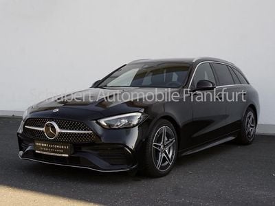 Schwarz Gebraucht 2021 Mercedes C300 AMG line Kombi | 36.990 € (Fairer Preis)