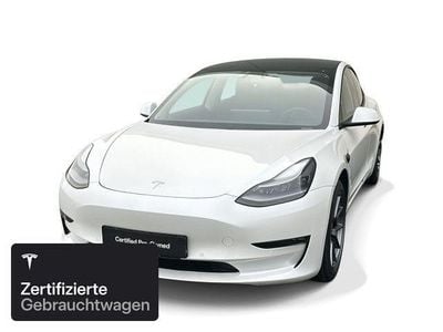 Weiß Gebraucht 2021 Tesla Model 3 Long Range AWD Limousine | 27.500 € (Guter Preis)