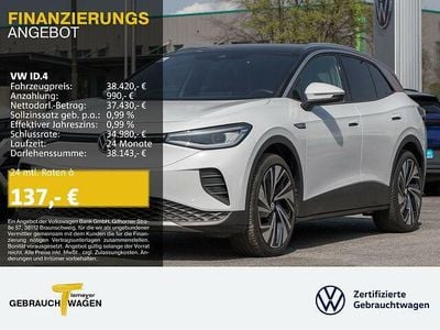 Gebraucht VW ID.4 Pro Performance 150 kW (204 PS) 2023 Weiß SUV