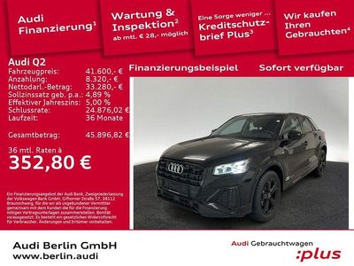 Gebraucht Audi Q2 S-Line 150 PS (110 kW) 2025 Mythosschwarz metallic SUV