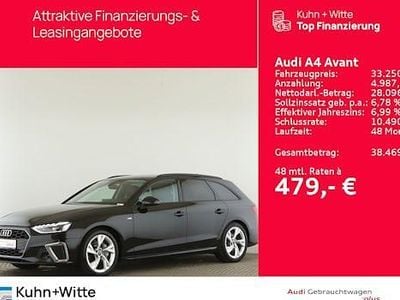 Gebraucht Audi A4 S-Line 204 PS (150 kW) 2024 Schwarz Kombi