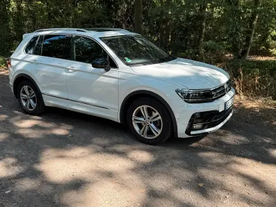 Gebraucht VW Tiguan R-line 150 PS (110 kW) 2019 Weiß SUV