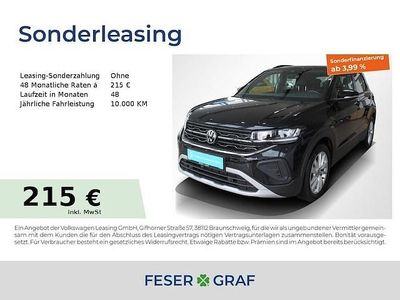 Gebraucht VW T-Cross Goal 116 PS (85 kW) 2025 Deep black perleffekt SUV