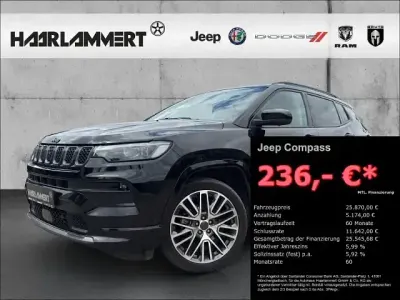 Gebraucht Jeep Compass Summit 131 PS (96 kW) 2024 Schwarz SUV
