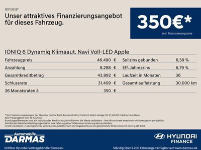 gebraucht Hyundai Ioniq 6 6 Dynamiq Klimaaut. Navi Voll-LED Apple