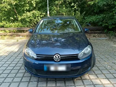 Gebraucht VW Golf VI 80 PS (58 kW) 2009 Blau Kleinwagen