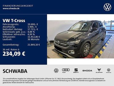 Deep black perleffekt Gebraucht 2022 VW T-Cross Active SUV | 19.690 € (Etwas zu teuer)