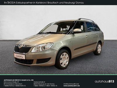 Cappuccinobeige metallic (braun) Gebraucht 2012 Skoda Fabia Family Kombi | 7.890 € (Teuer)