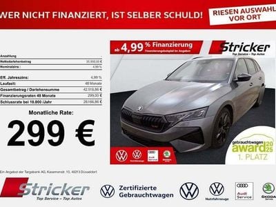 Usata Skoda Octavia RS 265 CV (194 kW) 2025 Grigio Station wagon