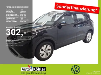 Gebraucht VW T-Cross Life 95 PS (69 kW) 2025 Schwarz SUV