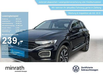 Gebraucht VW T-Roc Active 150 PS (110 kW) 2021 Schwarz SUV
